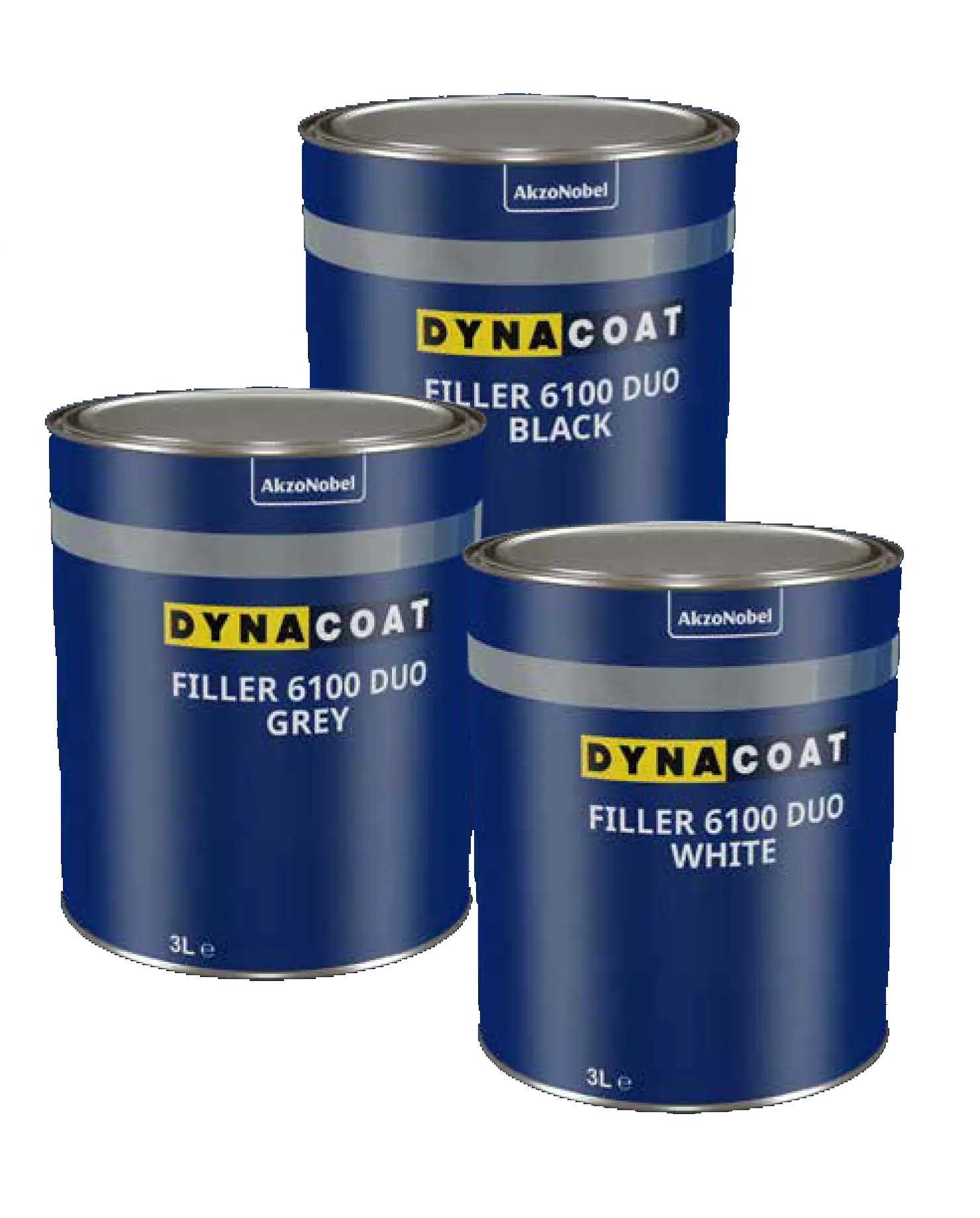 Dynacoat 2K Füller 6100 Duo schwarz, VOC konform