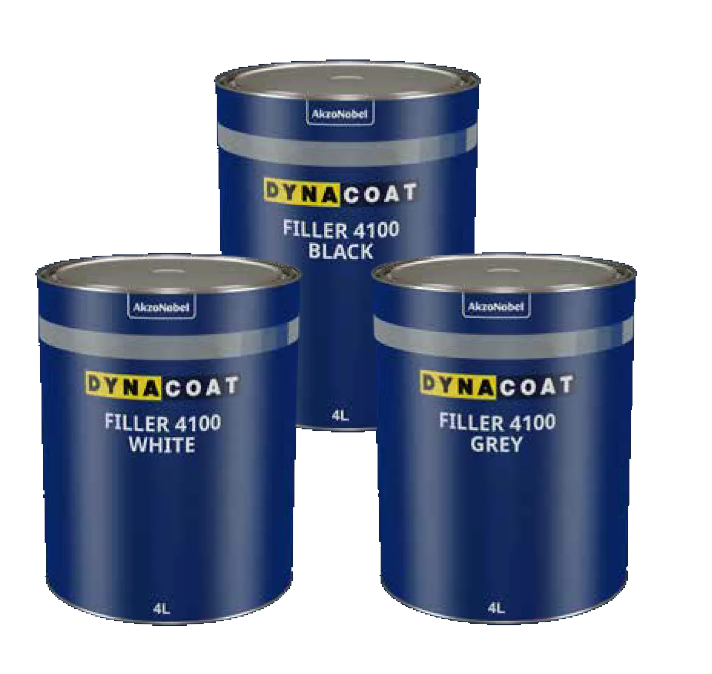 Dynacoat 4100 Füller Schwarz 4 Ltr.