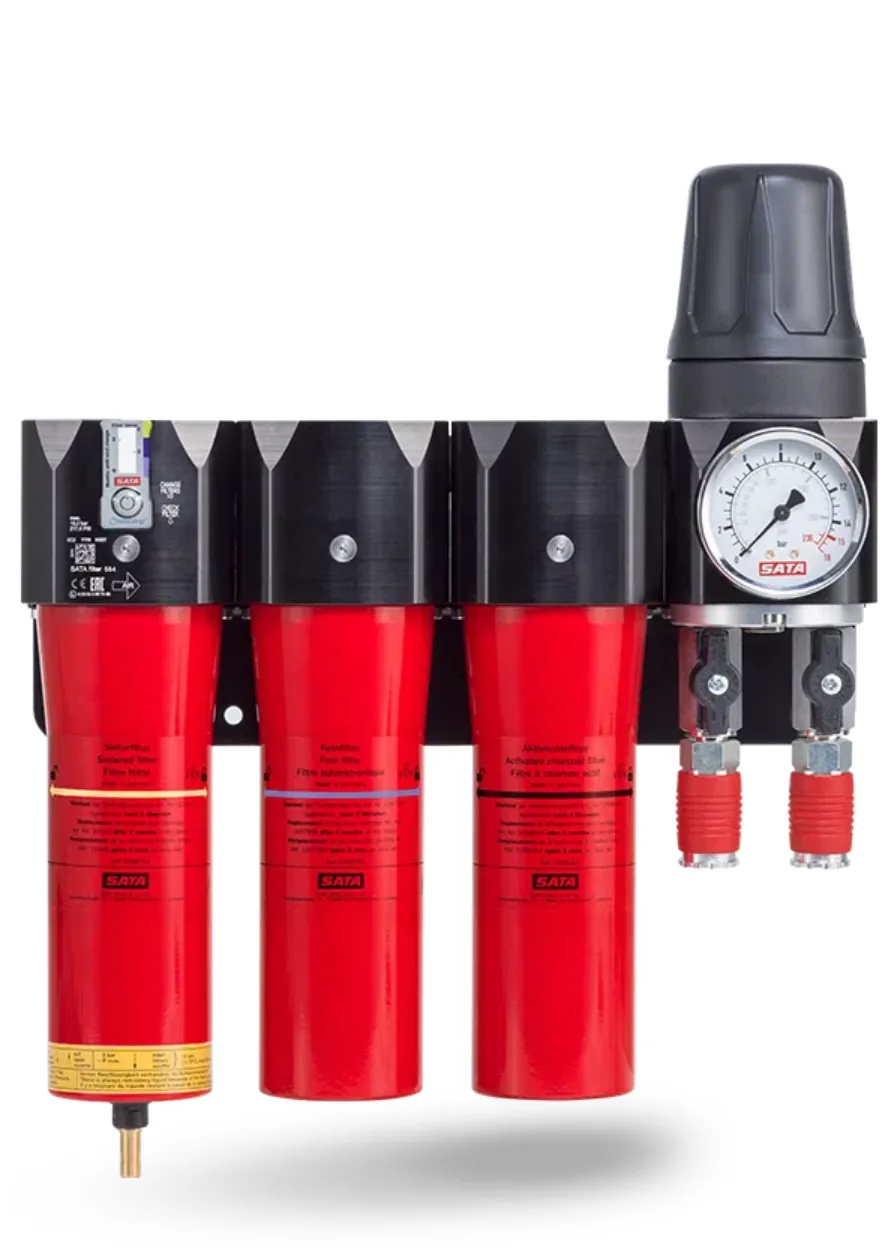 Sata Filtereinheit 584 3-stufiger Feinfilter/Sinterfilter/