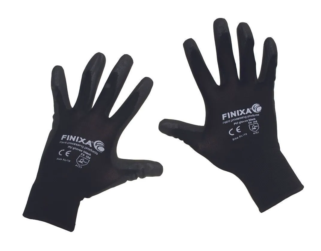 Finixa Montagehandschuh PU schwarz Gr. M