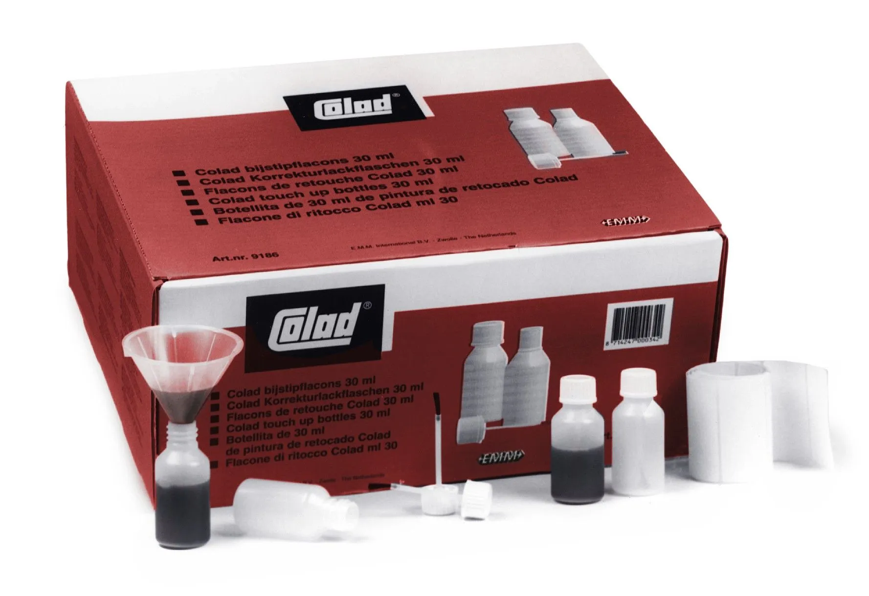 Colad Pinselflaschen 30 ml, 100 Stück