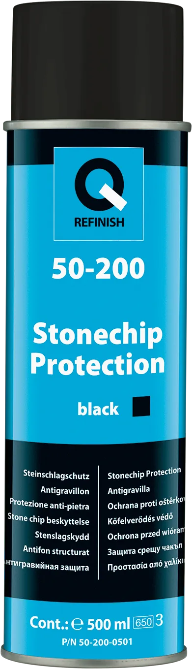 Q 50-200 Steinschlagschutz -schwarz- 500 ml Spray