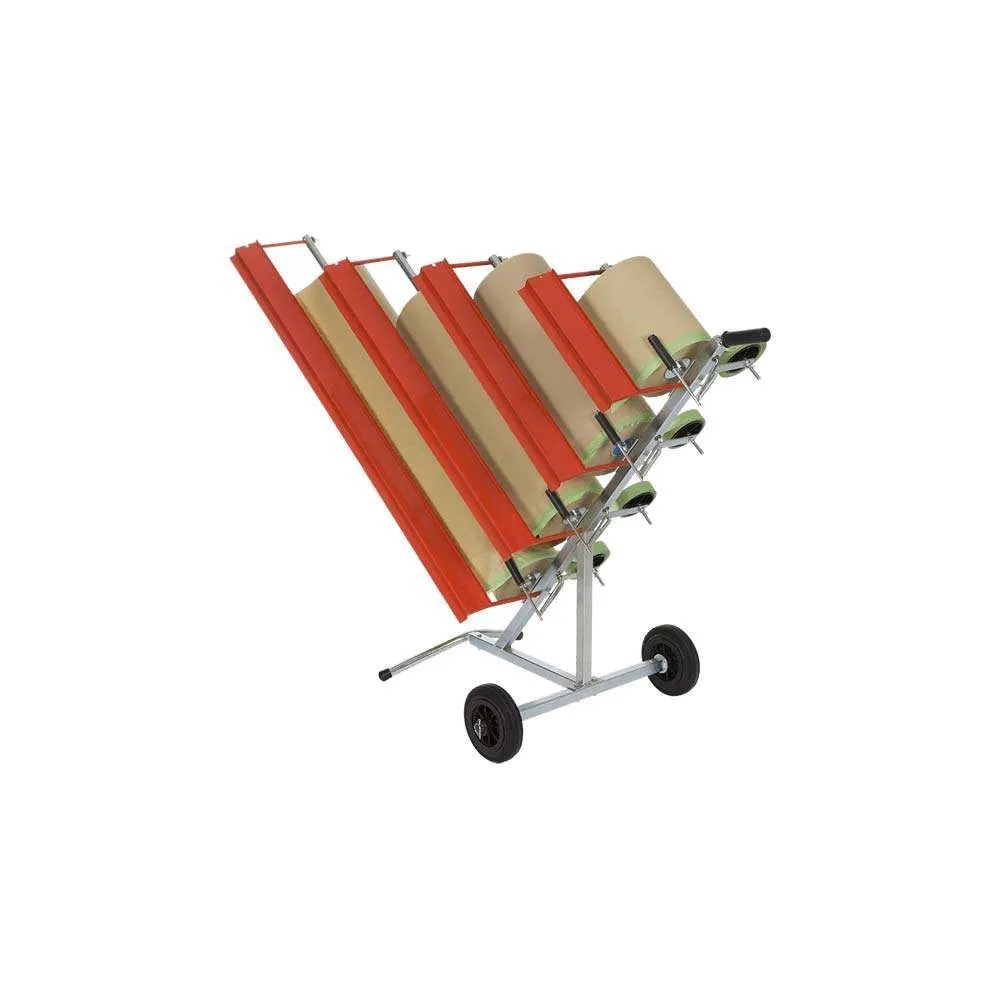 Abroller für 4 Rollen Abdeckpapier