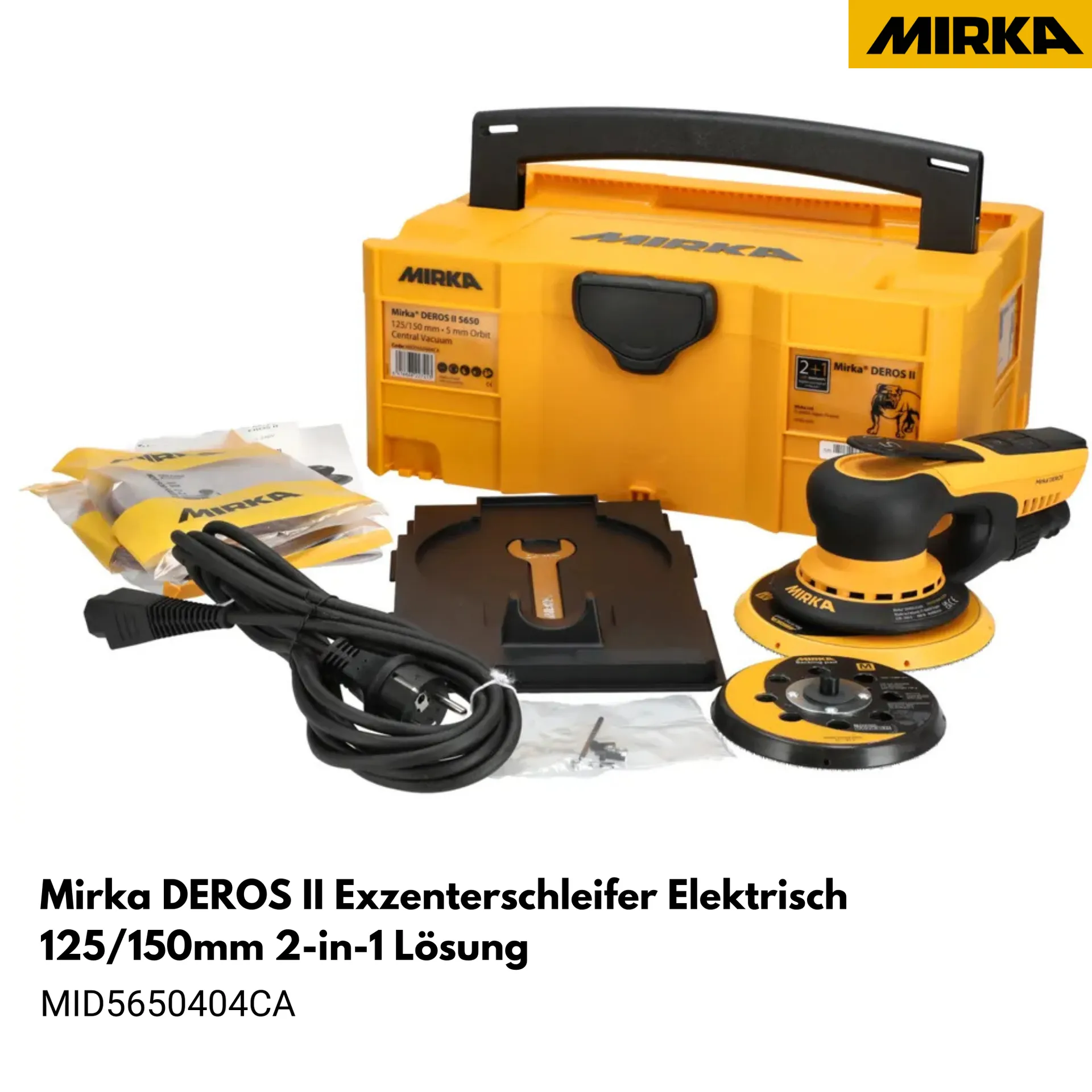 MIRKA DEROS II 5650 5mm Hub im Systainer