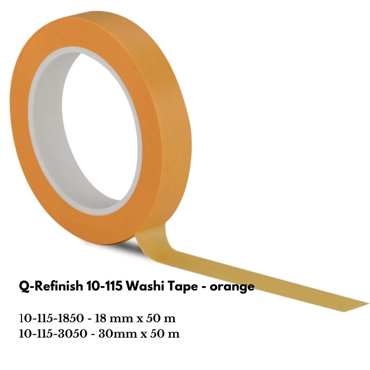 Q 10-115 Washi Tape orange 18 mm x 50 m