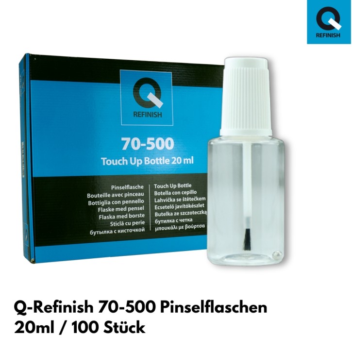 Q 70-500 Pinselflaschen 20ml (100 Stück)